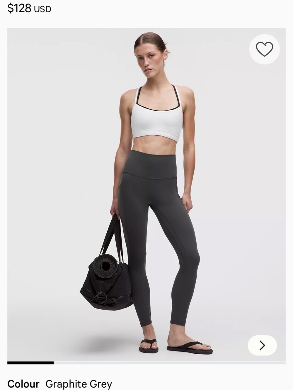 lululemon athletica Graphite Grey High-Waist Leggings